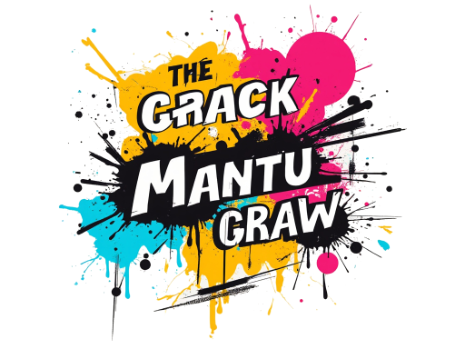 Renk sıçramalarıyla dinamik tipografik logo